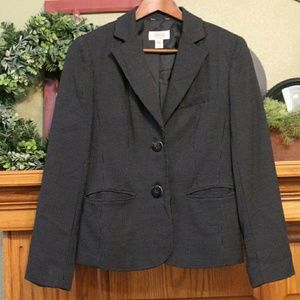 Talbots mini-dot blazer